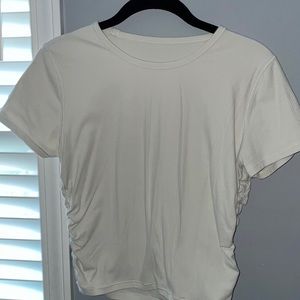 lululemon all it takes ribbed tee - BONE